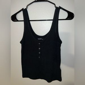 Abercrombie & Fitch black loose fit tank top
